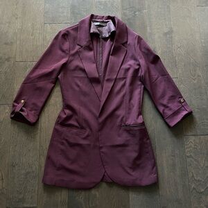 Burgundy Blazer